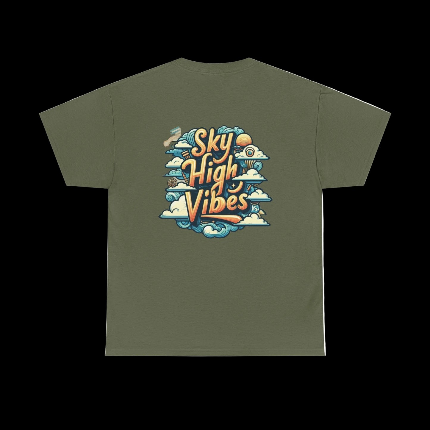 SHV - Retro Cloud Graphic Tee ("SHV" Chest Accent)