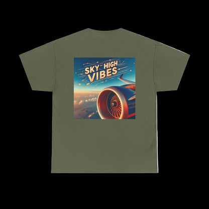 Altitude Attitude - Sky High Vibes "Uplifting" Heavy Cotton Tee
